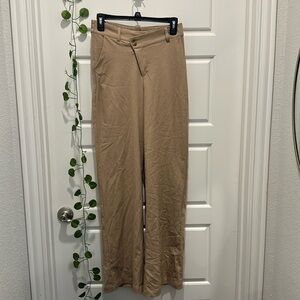 Tan Linen‎ Pants Cream Tan Womens Size Small 🤍